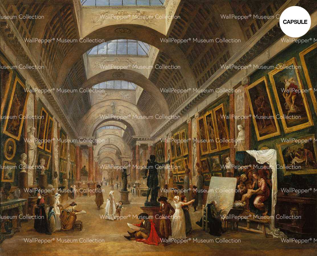 Veduta della Grande Galerie del Louvre / 050-34
