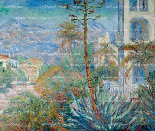 wallpaper - Les villas a Bordighera en 1884