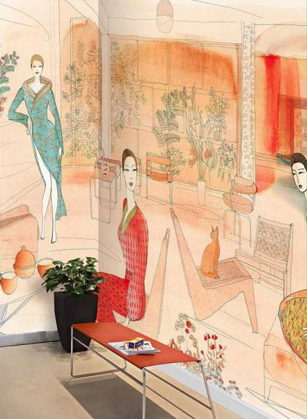 Interior and fashion in Japan - wallpaper