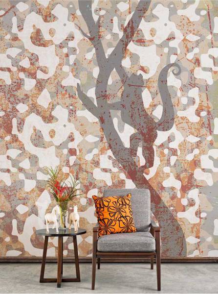 Monkey camouflage - wallpaper