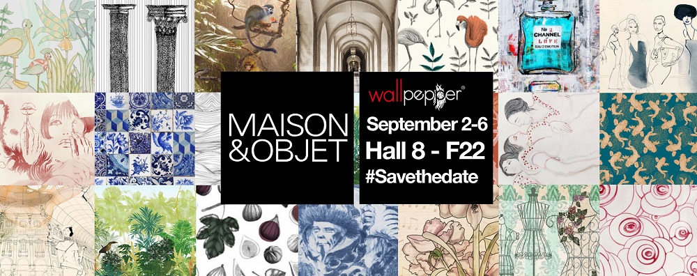 WallPepper®  brings art, culture and trends to Maison & Objet