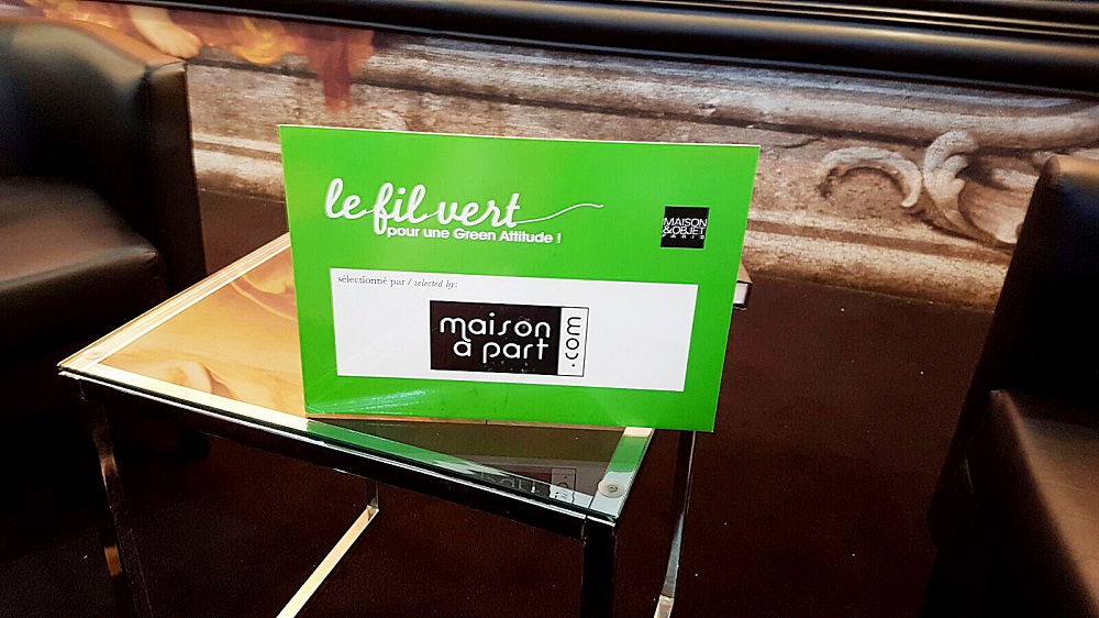 WallPepper® wins the Maison & Objet Fil Vert award for the “eco-deco” products