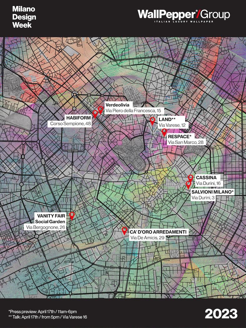 Milan Design Week Wallpepper Carte da Parati di Design