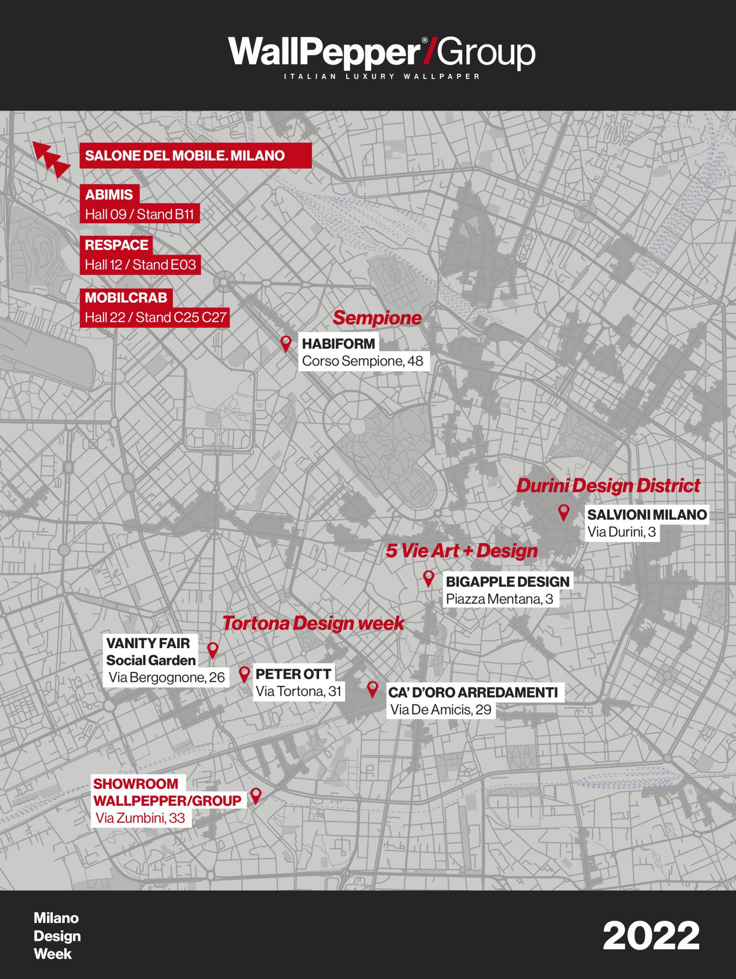 Milan Design Week Wallpepper Carte da Parati di Design